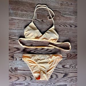 Hollister Orange Tie Bikini